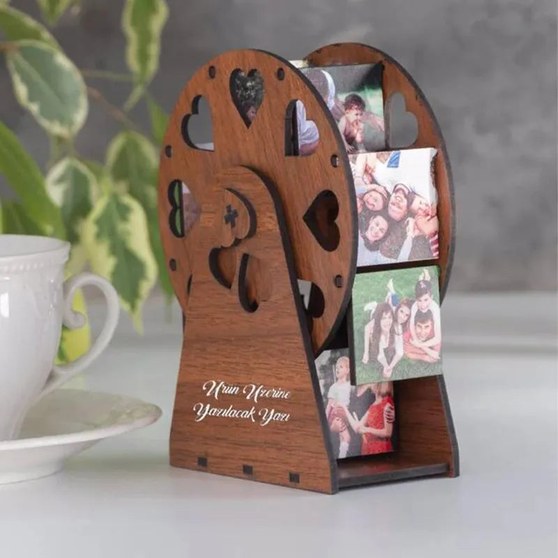 Ruota Panoramica dei Ricordi – Foto Personalizzate e Messaggio Inciso al Laser - idea regalo mamma