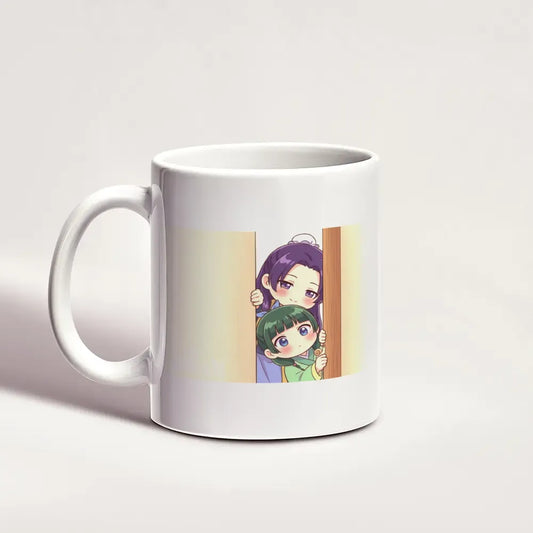 Tazza 11oz Il Monologo della Speziale Mug Maomao e Jinshi Chibi che Sbirciano