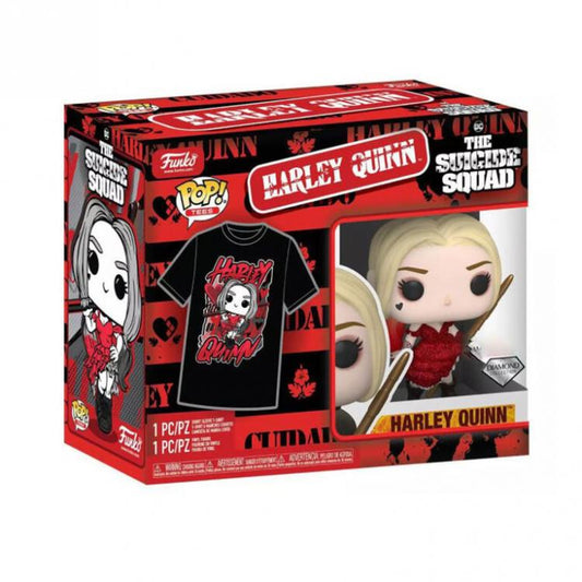 Funko Pop Tees Suicide Squad Harley Quinn 1111 Diamond Special + Shirt Taglia M - Smart Deal