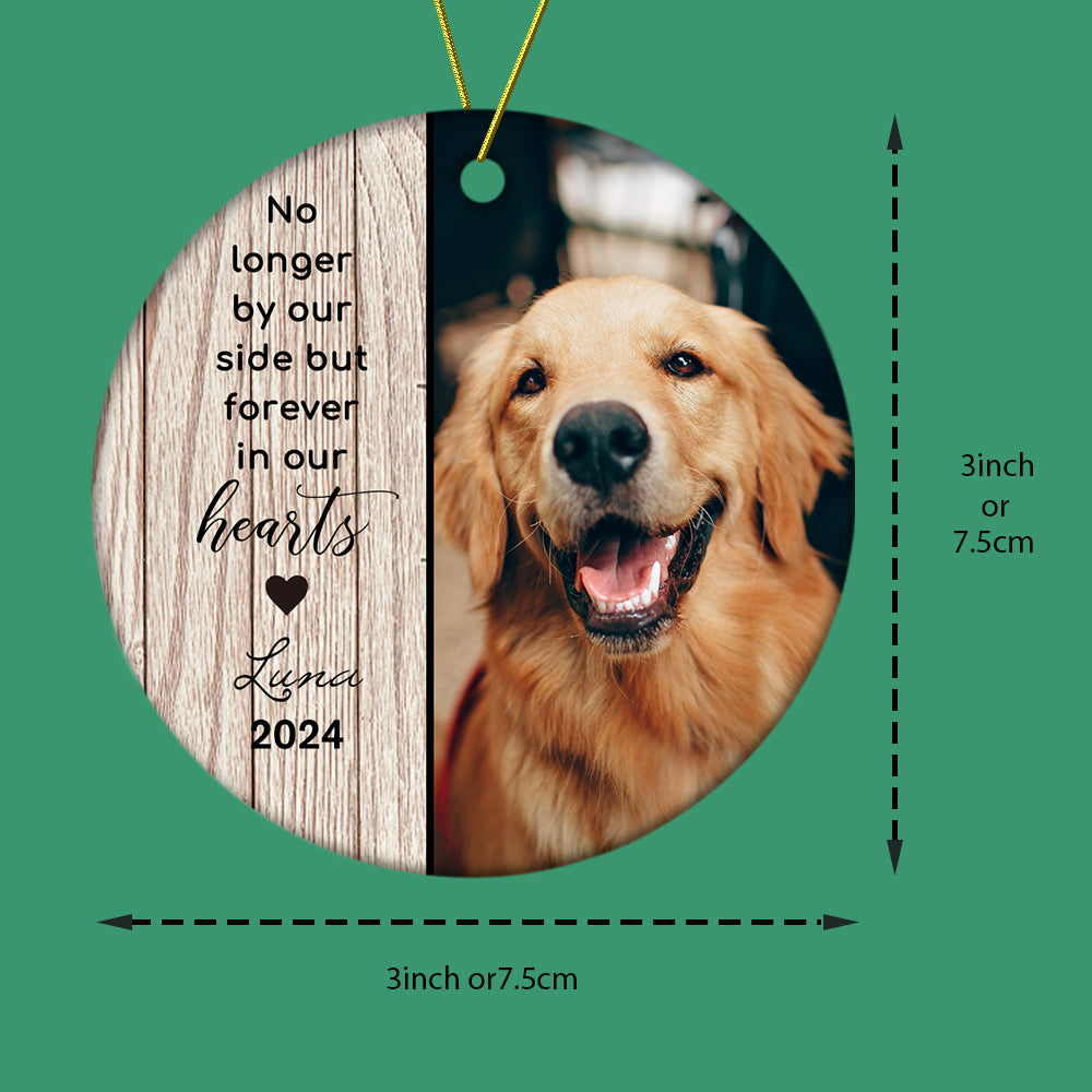 Pallina Natale Pet Personalizzata con Foto Cane Gatto Decorazione