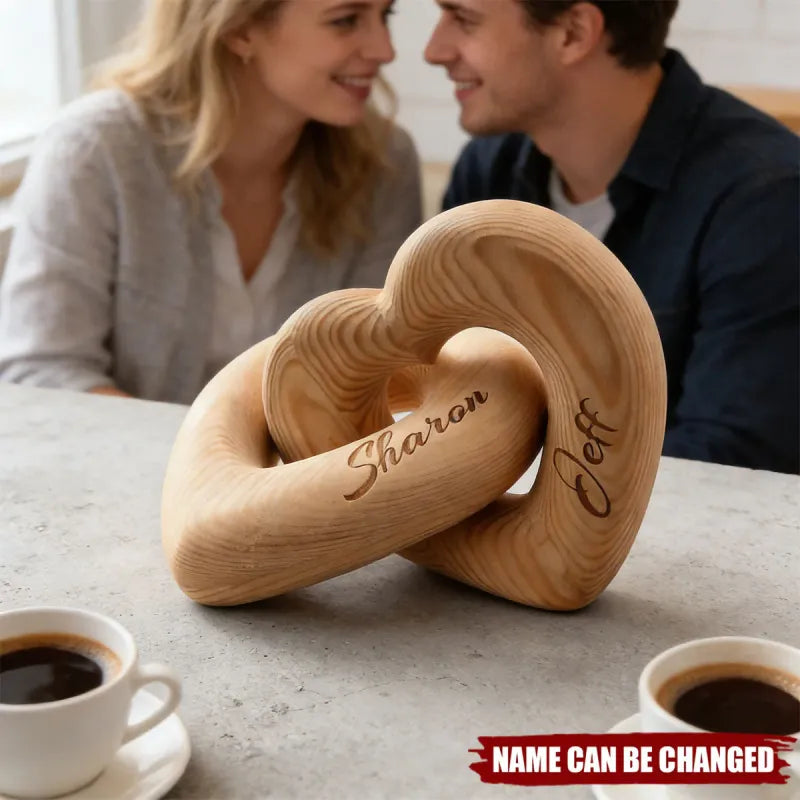 Scultura Cuore Infinito Personalizzata Regalo Anniversario Coppia lui lei S.Valentino