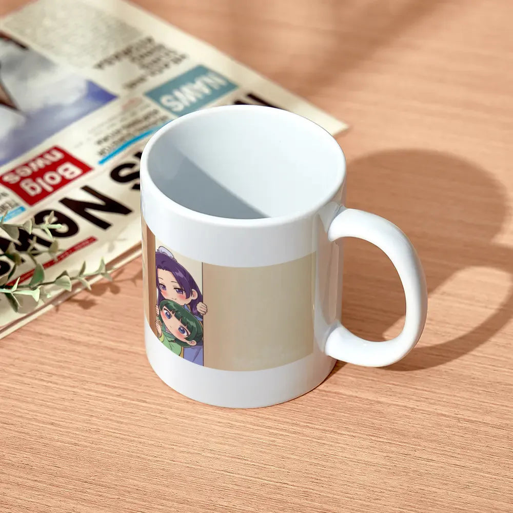 Tazza 11oz Il Monologo della Speziale Mug Maomao e Jinshi Chibi che Sbirciano