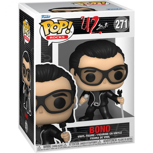 Funko Pop ! Rocks U2 Zoo Tv - Bono (271) Paul David Hewson Vinyl Band Rock Music