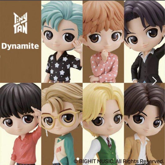 BANPRESTO Q POSKET (BTS) TinyTAN DINAMITE (BAND COMPLETA) STATUETTE FIGURE PVC - Smart Deal
