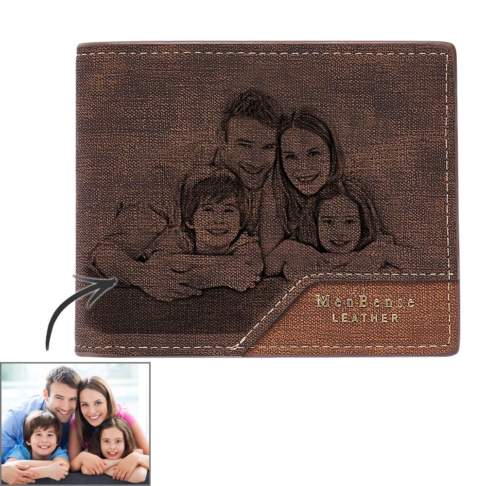 Portafoglio Uomo Personalizzato con Foto – Un Regalo Unico ed Elegante per Custodire i tuoi Ricordi papà