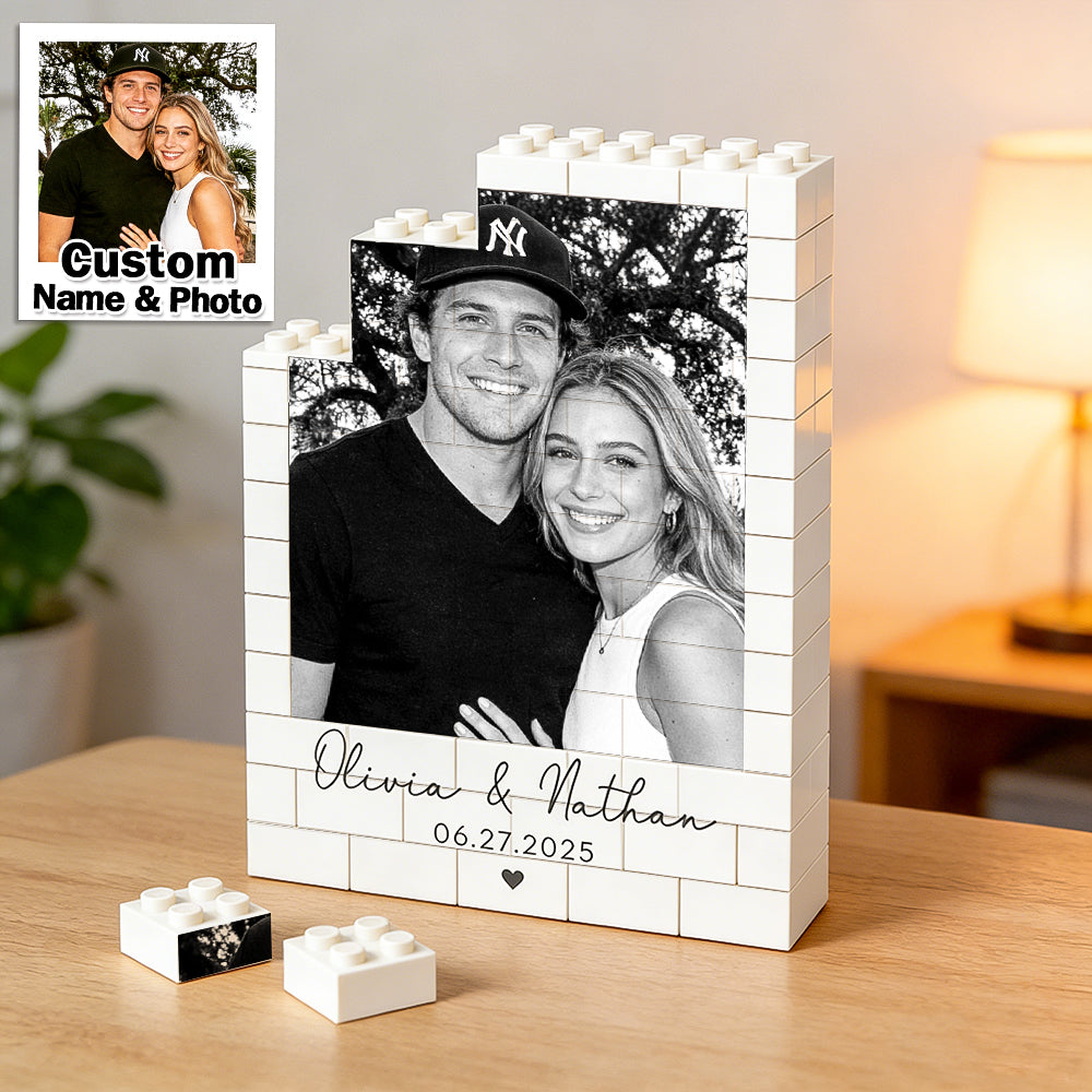 Puzzle di Mattoncini Personalizzato con foto e nomi – Costruisci i tuoi ricordi Pezzo dopo Pezzo