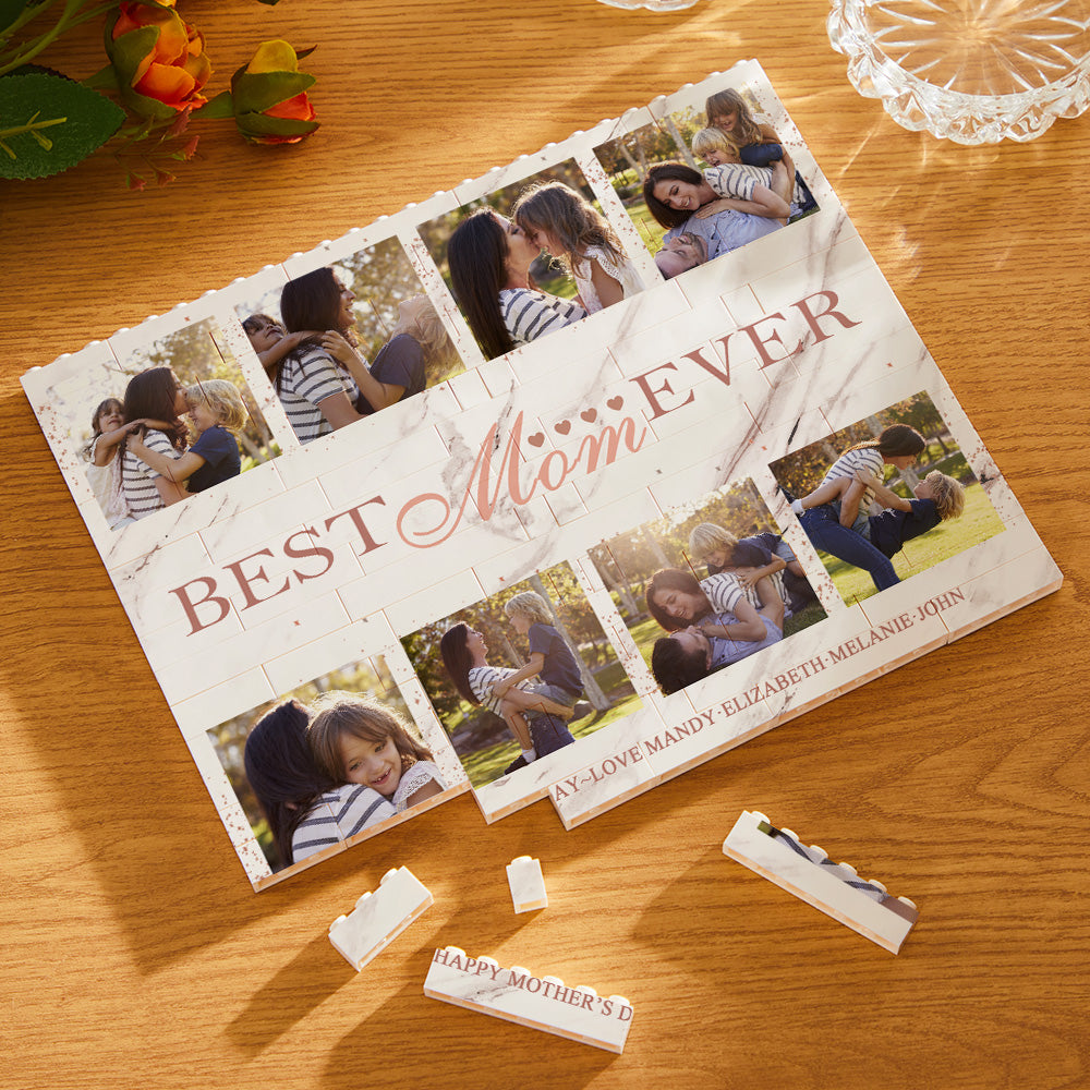 Puzzle Mattoncini Personalizzato con Foto | Regalo Best Mom Ever mamma