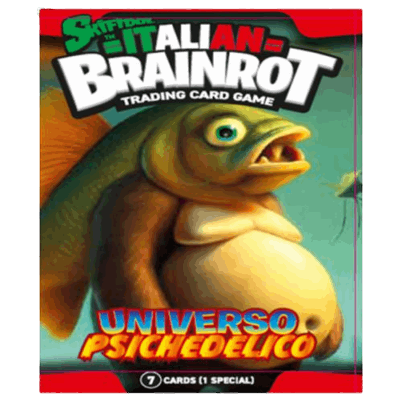 Skifidol - Italian Brainrot TCG - Box 24 Buste da 7 Carte - Universo Psichedelico