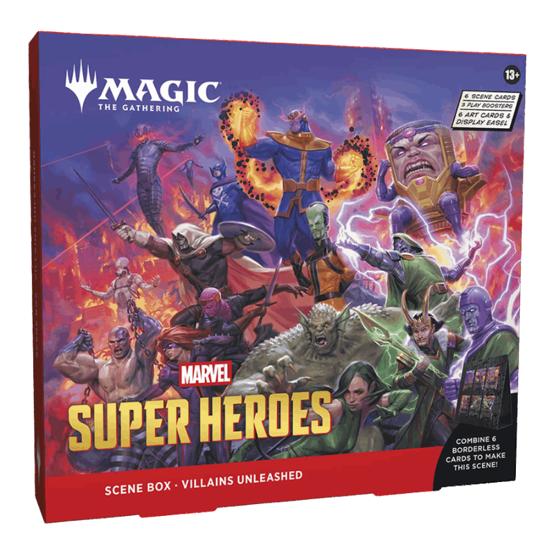 Magic Marvel Super Heroes Scene Box Villains Unleashed