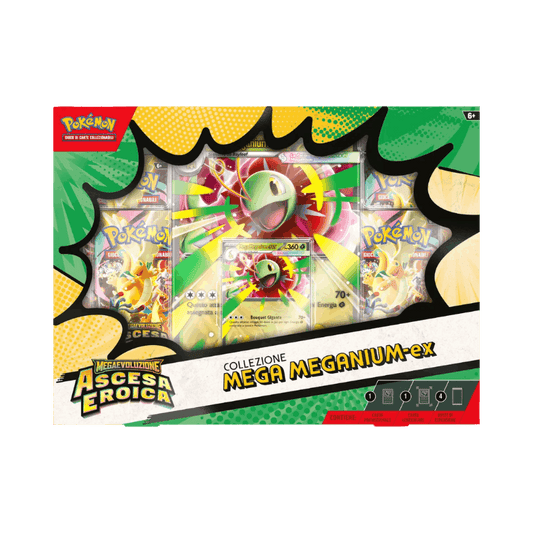 Pokémon Collezione Mega Meganium Ex - Ascesa Eroica