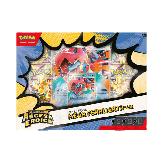 Pokémon Collezione Mega Feraligatr Ex - Ascesa Eroica