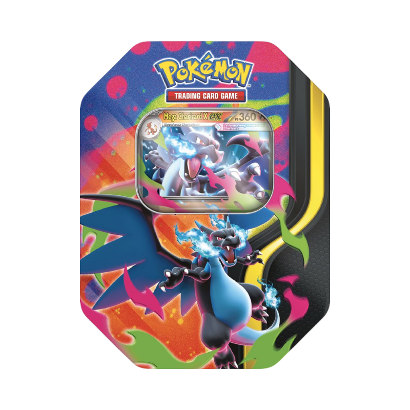 Tin da Collezione Mega Charizard: Mega Charizard X-ex (IT)