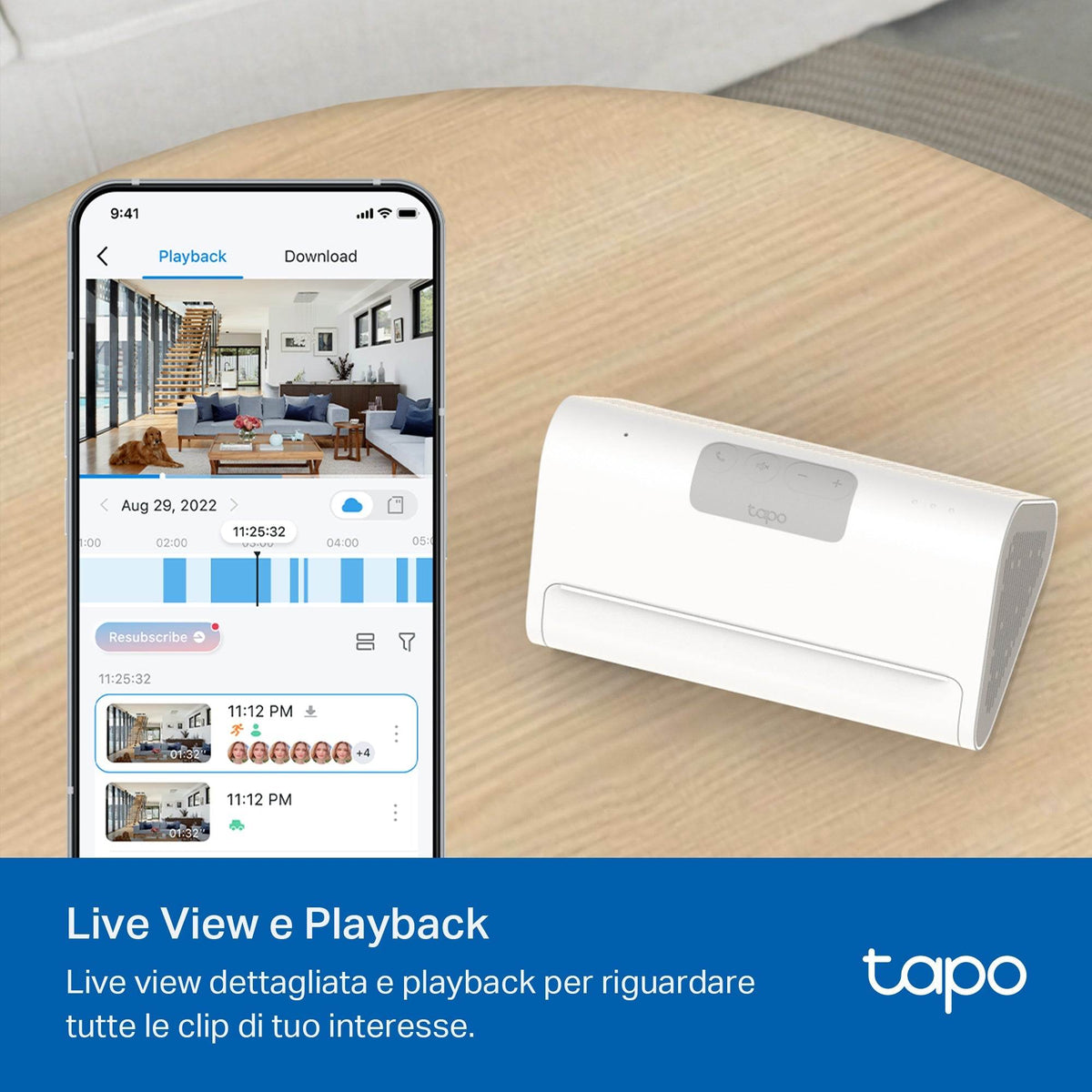 Tapo H500 Smart Hub HomeBase con Storage Locale e Rilevamenti AI