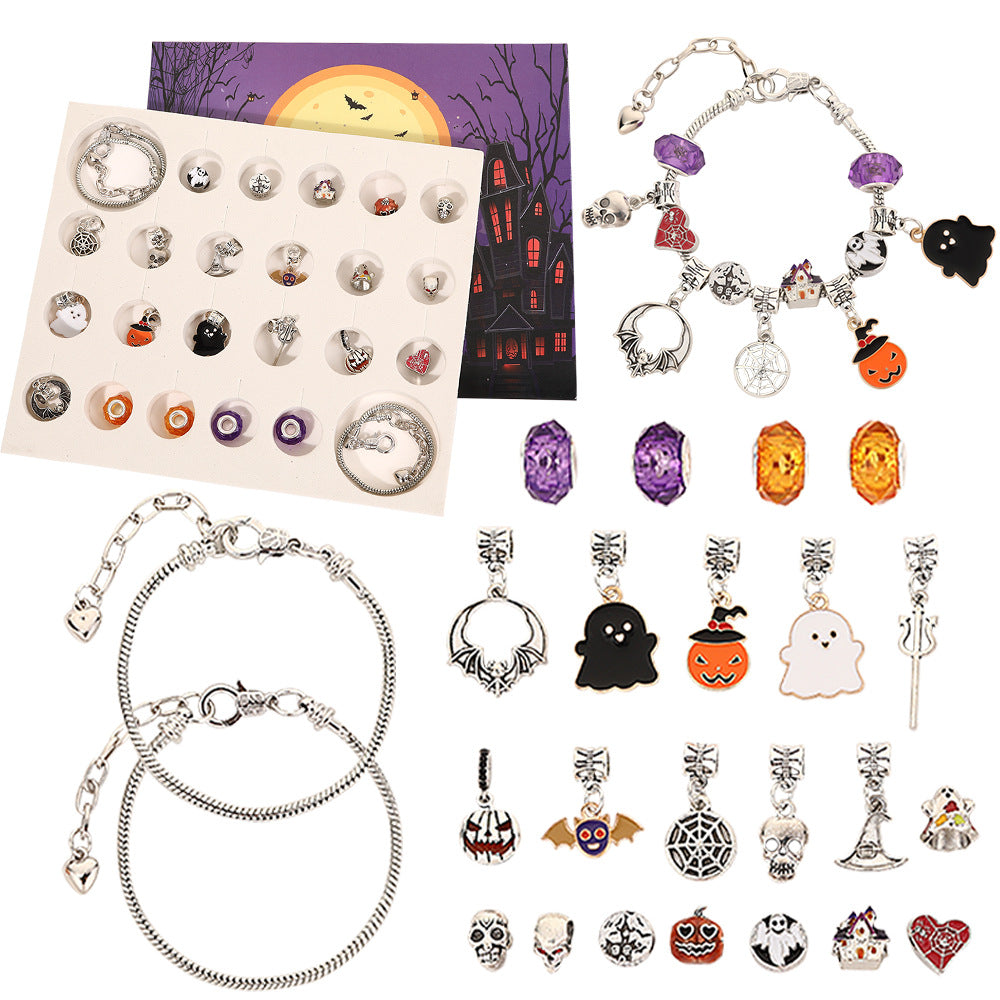 Set Ciondoli Halloween Braccialetti DIY Regalo Creativo Bambini