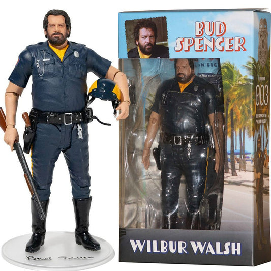 Bud Spencer Action Figure "I due superpiedi quasi piatti" Wilbur Walsh 18 cm