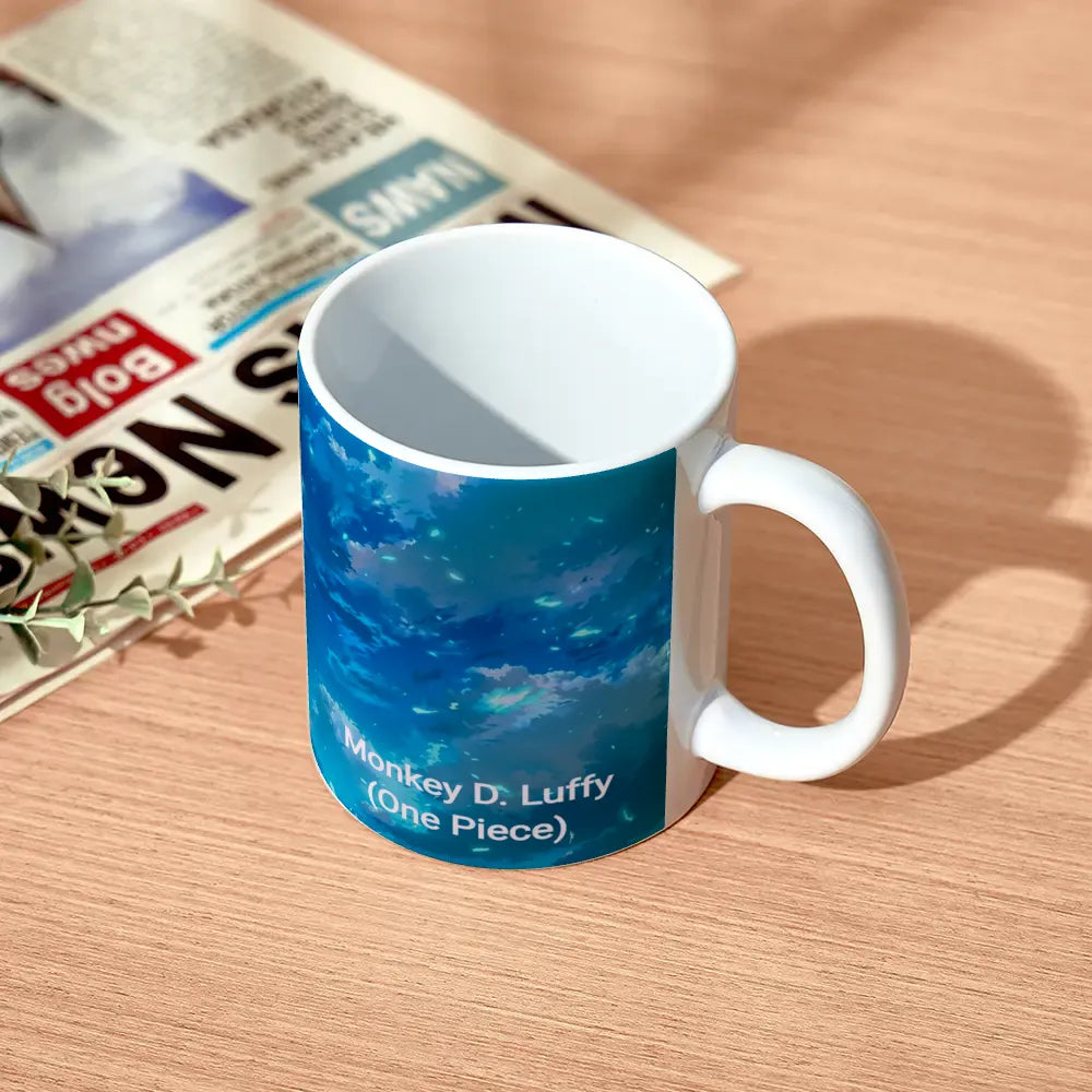 Tazza One Piece Luffy "Crea il tuo Futuro" Mug Cielo Azzurro Anime