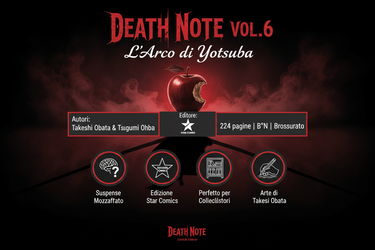 Death Note Vol.6 - Manga Star Comics | Obata & Ohba