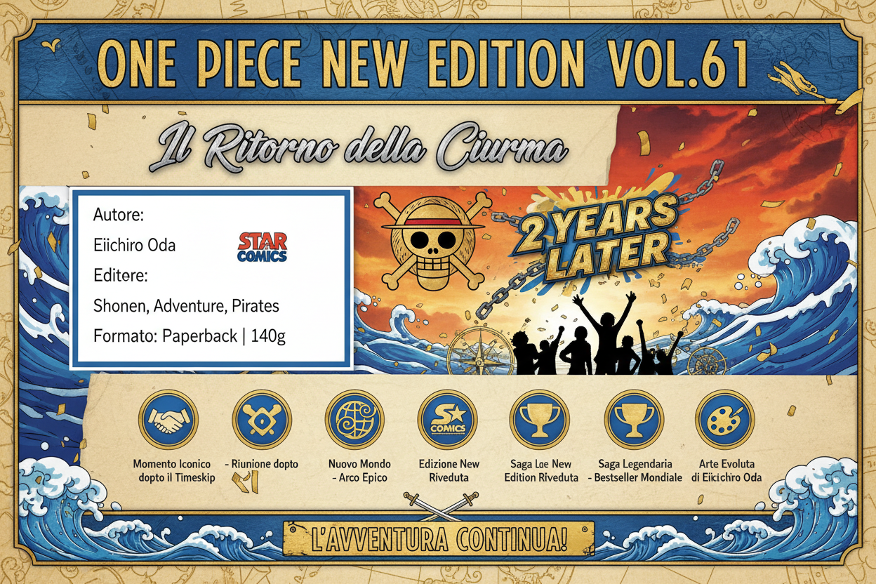 One Piece New Edition 61 - Eiichiro Oda | Manga Star Comics