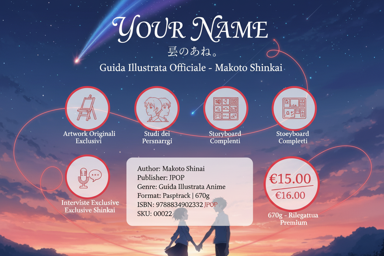 Your Name - Guida Illustrata Ufficiale | Makoto Shinkai | JPOP