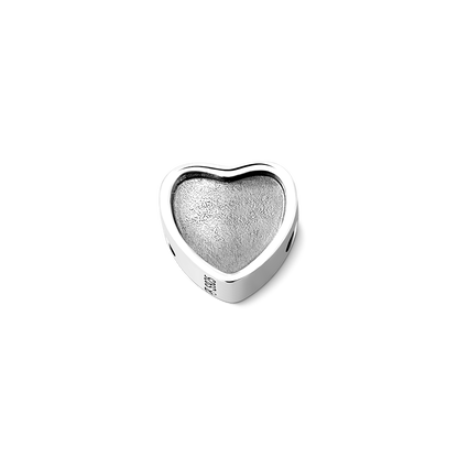 Charm Cuore "Impronta d'Amore" con Foto Personalizzata – Pendente a Zampina in Argento – Regalo Speciale per Amanti degli Animali