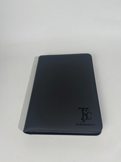 TS Collezionismo Binder 9 Tasche con Zip (Grigio Scuro) + 100 Penny Sleeves