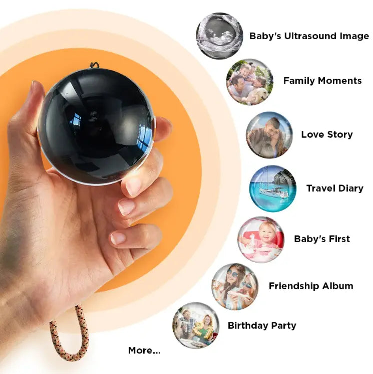 Globo di Vetro Multimediale Wi-Fi – Idea Regalo per Natale e Compleanni