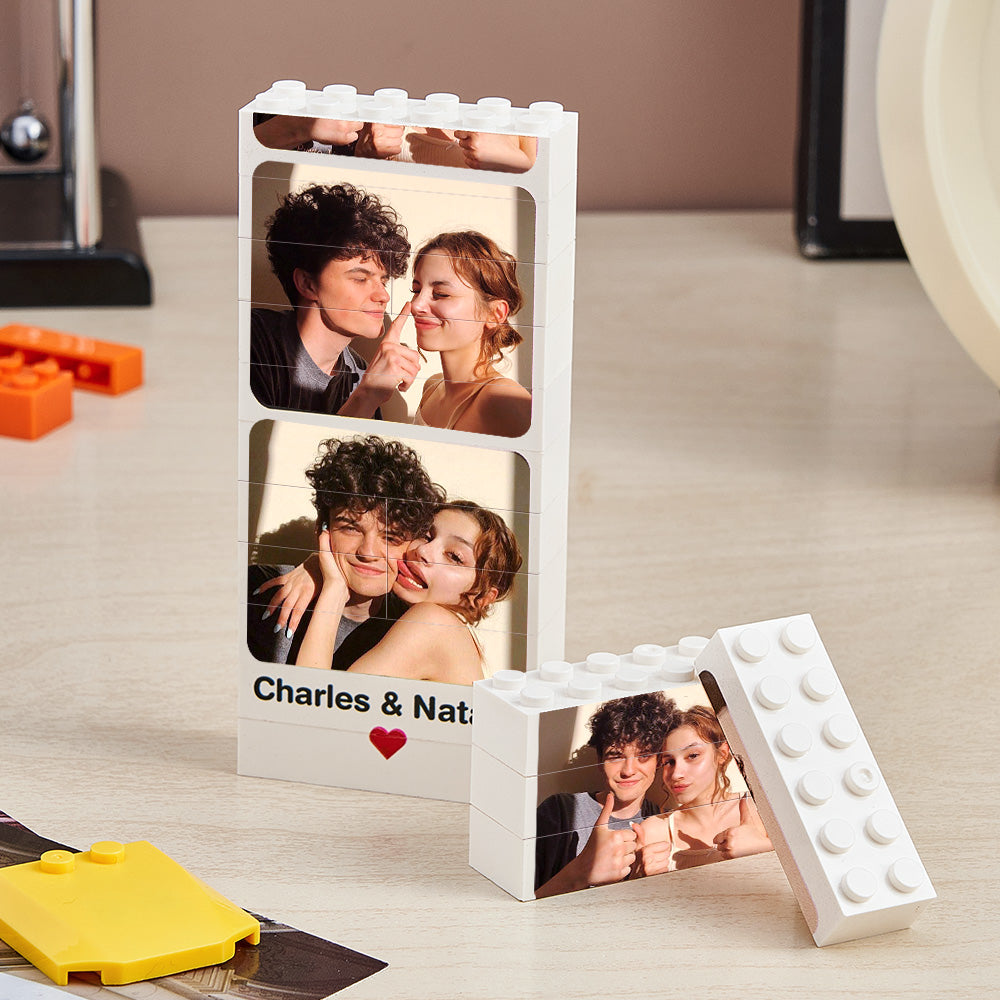 Puzzle di Mattoncini Personalizzato con Foto – Il Regalo Romantico Perfetto papà