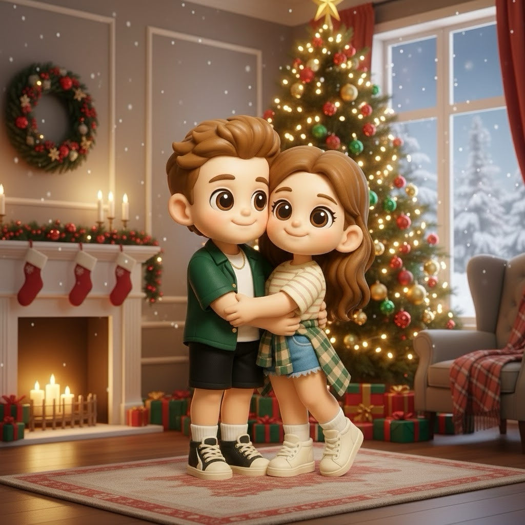 Mini Me 3D – La Tua Statuina Personalizzata da Scrivania - idea regalo Lui Lei Mamma Papà Nonni Animali domestici