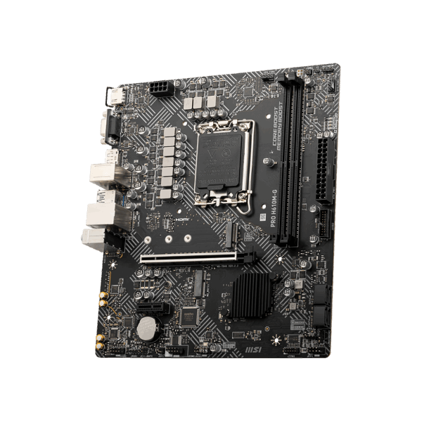 MSI MB H610, PRO H610M-G DDR5, LGA 1700, 2DDR5,1PCI-Ex16,1PCI-Ex1,2M.2, 4SATA3 [PRO H610M-G]
