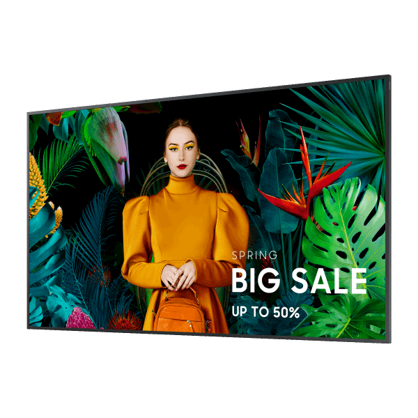 Samsung QB65C Pannello piatto per segnaletica digitale 165,1 cm (65") LCD Wi-Fi 350 cd/m 4K Ultra HD Nero Processore integrato Tizen 7.0 16/7 [LH65QBCEBGCXEN]