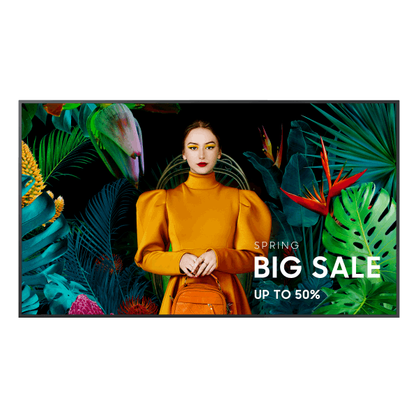 Samsung QB65C Pannello piatto per segnaletica digitale 165,1 cm (65") LCD Wi-Fi 350 cd/m 4K Ultra HD Nero Processore integrato Tizen 7.0 16/7 [LH65QBCEBGCXEN]