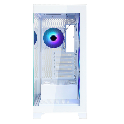 ITEK CASE SHOWBUI 45W - GAMING TOWER, ATX, 4X12CM ARGB FAN, 2XUSB3, TYPE-C, SIDE FRONT PANEL TE [ITGCASB45W]