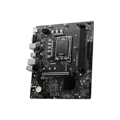MSI MB H610, PRO H610M-E DDR5, LGA 1700, 2DD54, 1PCI-EX16,1PCI-EX1,1M.2 GEN4,4SATA3.0,4USB3.2GEN1,8U [PRO H610M-E] scheda madre