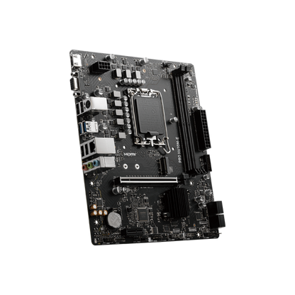 MSI MB H610, PRO H610M-E DDR5, LGA 1700, 2DD54, 1PCI-EX16,1PCI-EX1,1M.2 GEN4,4SATA3.0,4USB3.2GEN1,8U [PRO H610M-E] scheda madre