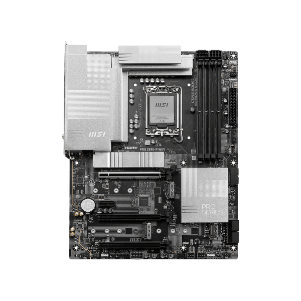 MSI MB PRO Z890-P WIFI, Z890,LGA1851,4DDR5,3PCI-EX16,1PCI-EX1,4M.2 ,1USB4, 1USB3.2 GEN2 X2, 2USB [PRO Z890-P WIFI]
