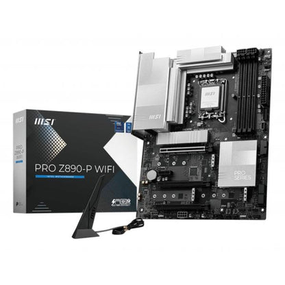 MSI MB PRO Z890-P WIFI, Z890,LGA1851,4DDR5,3PCI-EX16,1PCI-EX1,4M.2 ,1USB4, 1USB3.2 GEN2 X2, 2USB [PRO Z890-P WIFI]