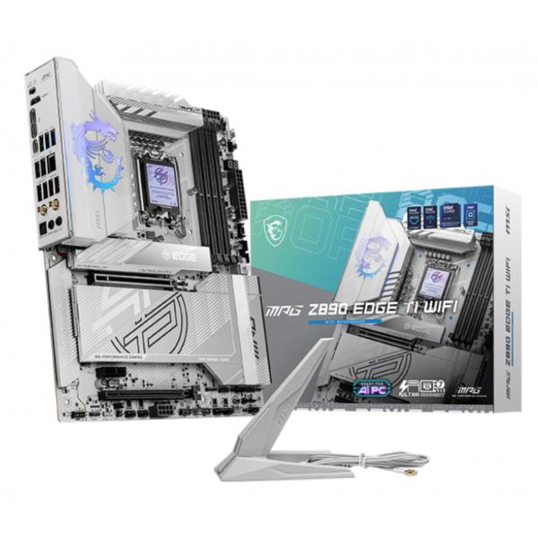 MSI MB MPG Z890 EDGE TI GAMING, WIFI, STD MPG Z890 EDGE TI WIFI,Z890,LGA1851,4DDR5,2PCI-EX16,1PCI-EX [MPG Z890 E TI WIFI]