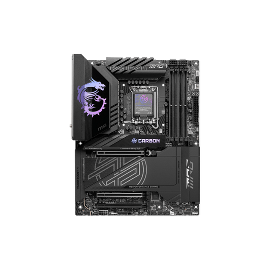 MSI MB MPG Z890 CARBON WIFI GAMING, STD MPG Z890 CARBON WIFI,Z890,LGA1851,4DDR5,3PCIEX16,5M.2,2TBT4, [MPG Z890 C WIFI]