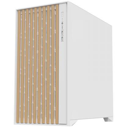 ITEK CASE WOODY, GAMING TOWER, ATX, 3X12CM BLACK FAN, 2XUSB3, TYPE-C, WOOD FRONT, TEMP GLASS SIDE P [ITGCAWO28W]