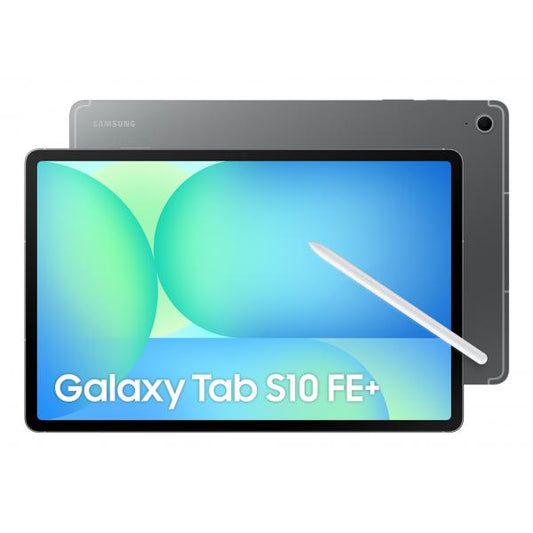Samsung Galaxy Tab S10 FE+, Android Tablet, Display 13.1"LCD, Wifi, RAM 8GB, 128GB, 10.090 mAh, S Pen, Android 15, IP68, Gray [SM-X620NZAREUE]