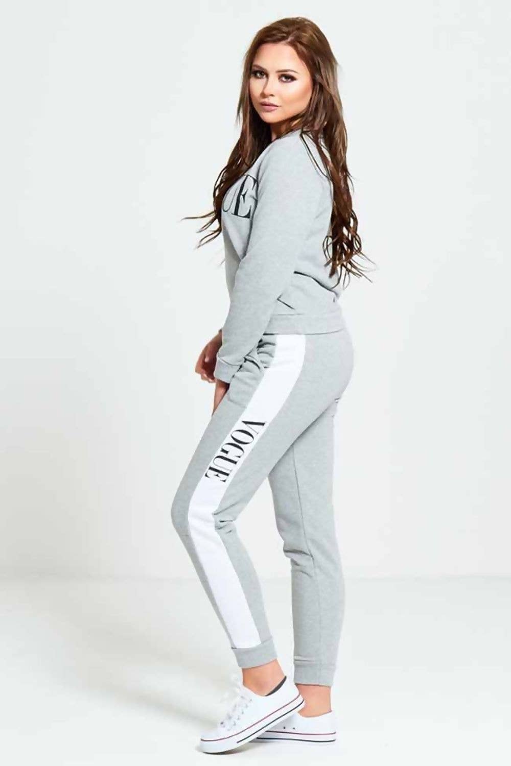 Tuta Sportiva Donna con Stampa TS2412VOGUE - Set Due Pezzi Athleisure