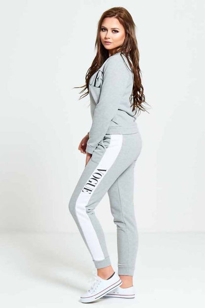 Tuta Sportiva Donna con Stampa TS2412VOGUE - Set Due Pezzi Athleisure