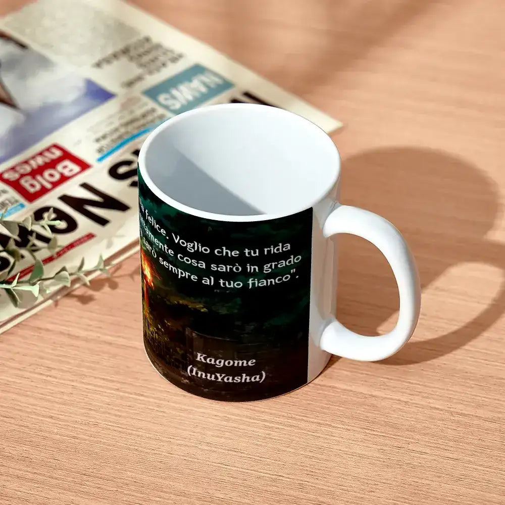 Tazza InuYasha & Kagome "Sempre al tuo fianco" Mug Tempio Giapponese