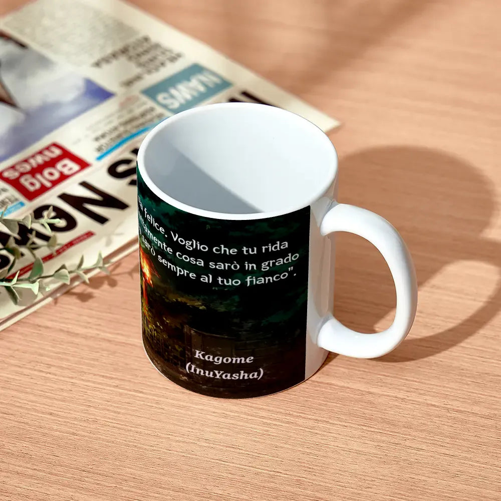 Tazza InuYasha & Kagome "Sempre al tuo fianco" Mug Tempio Giapponese
