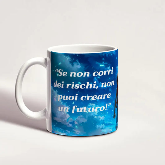 Tazza One Piece Luffy "Crea il tuo Futuro" Mug Cielo Azzurro Anime
