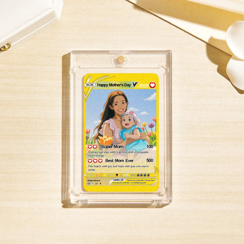 Carta Poké Personalizzata Mamma idea Regalo Festa della Mamma