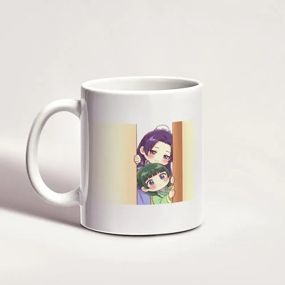 Tazza 11oz Il Monologo della Speziale Mug Maomao e Jinshi Chibi che Sbirciano