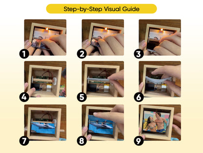 Flipbook Magico Personalizzato – La Tua Storia d'Amore in Movimento - idea regalo
