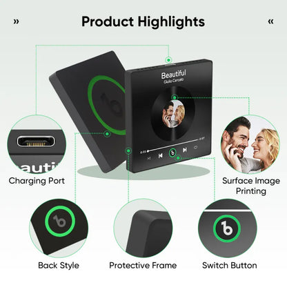 FridgeBeats 4.0 | Calamita da Frigo Musicale Personalizzata con Foto e Nome