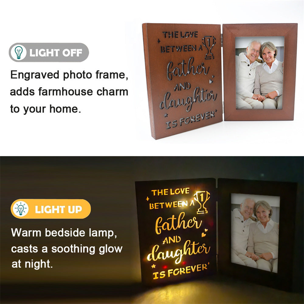 Cornice foto personalizzata con dedica regalo mamma papà S. Valentino nonni